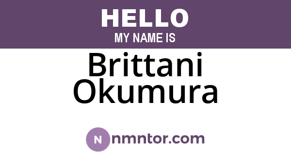 Brittani Okumura