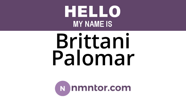 Brittani Palomar