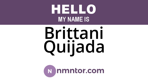 Brittani Quijada