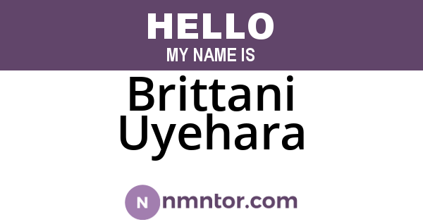 Brittani Uyehara
