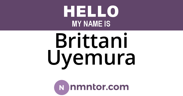 Brittani Uyemura