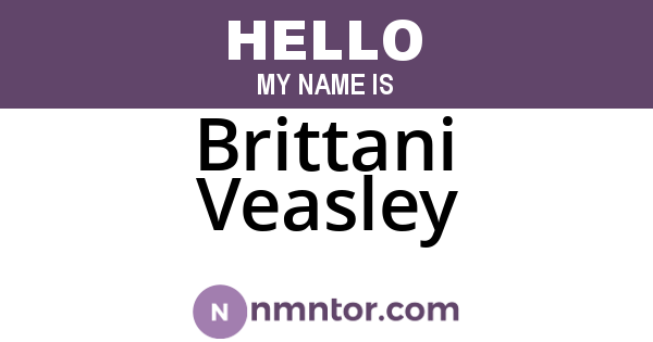 Brittani Veasley