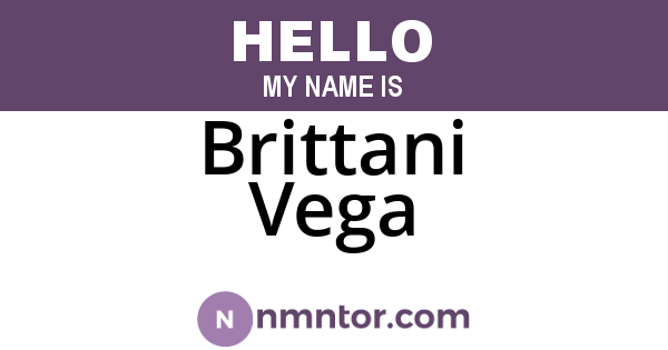 Brittani Vega