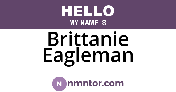 Brittanie Eagleman