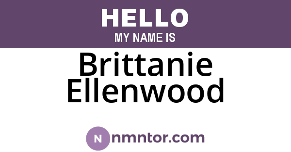 Brittanie Ellenwood