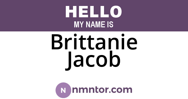 Brittanie Jacob