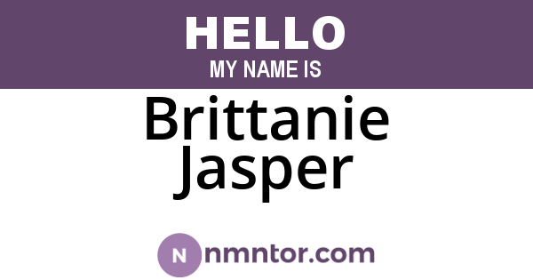 Brittanie Jasper