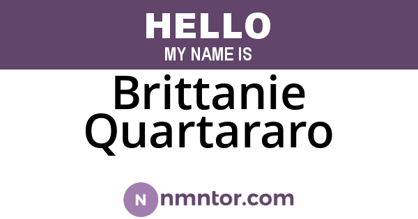 Brittanie Quartararo