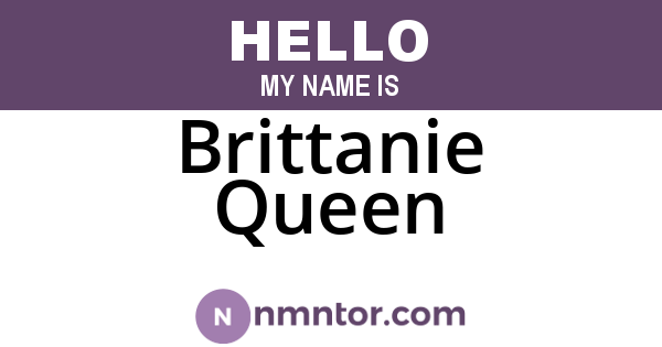 Brittanie Queen