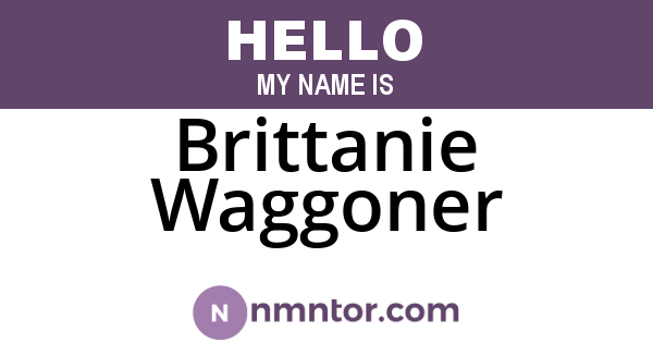 Brittanie Waggoner