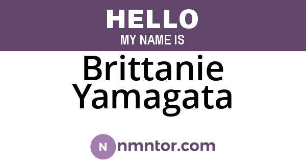 Brittanie Yamagata