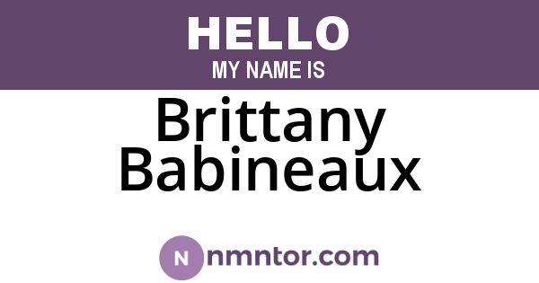 Brittany Babineaux