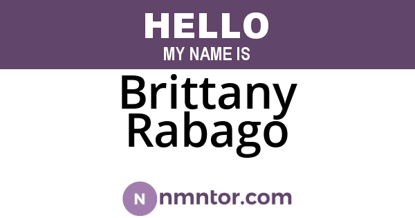Brittany Rabago