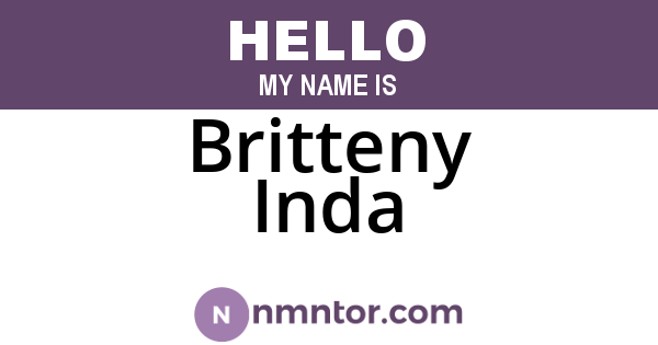 Britteny Inda
