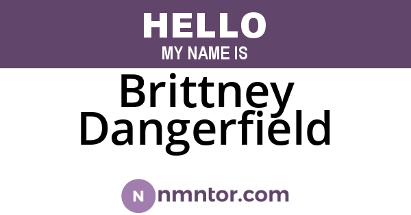 Brittney Dangerfield