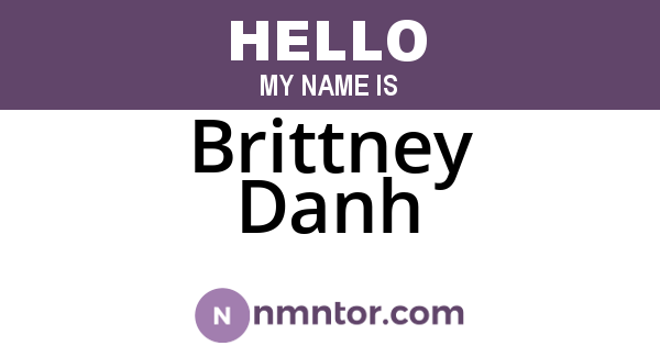Brittney Danh