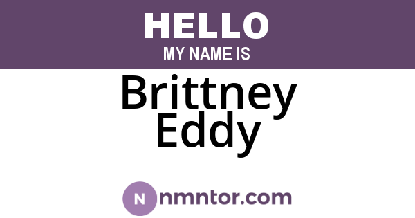 Brittney Eddy