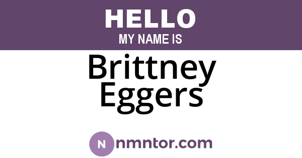 Brittney Eggers