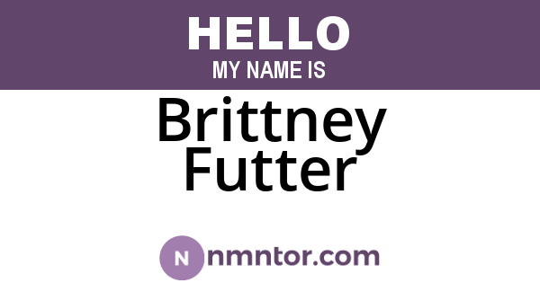 Brittney Futter