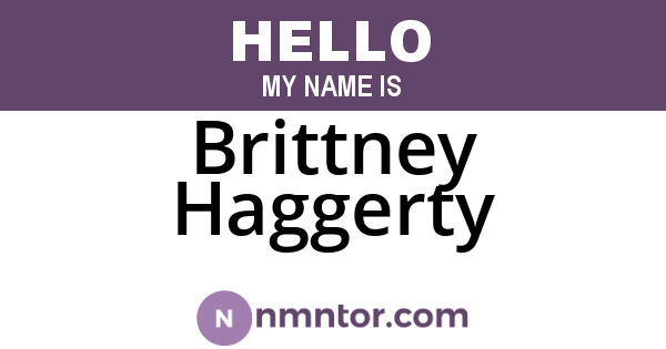Brittney Haggerty