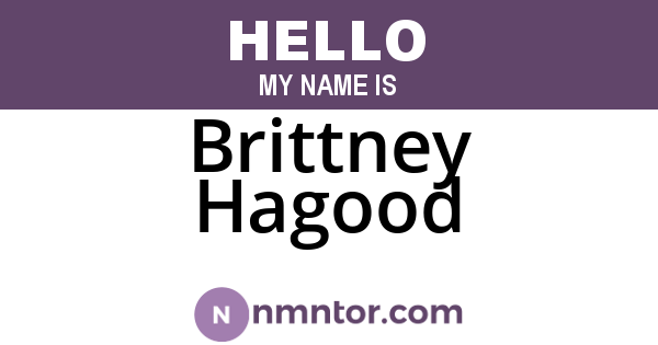 Brittney Hagood