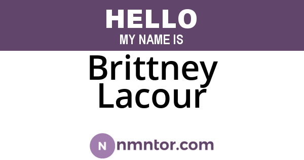 Brittney Lacour
