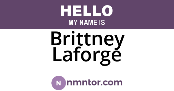 Brittney Laforge