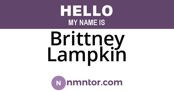 Brittney Lampkin