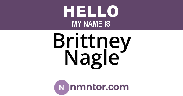 Brittney Nagle