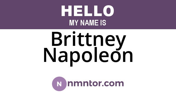 Brittney Napoleon