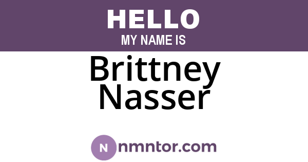 Brittney Nasser