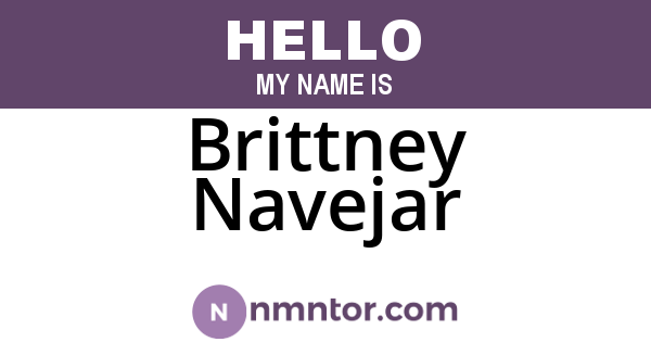 Brittney Navejar