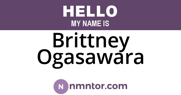 Brittney Ogasawara