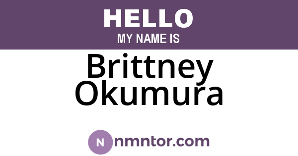 Brittney Okumura