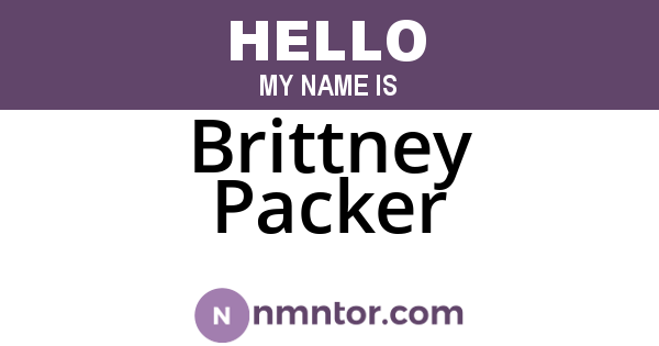 Brittney Packer