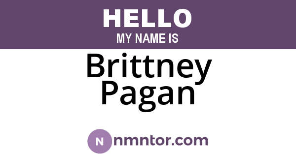 Brittney Pagan