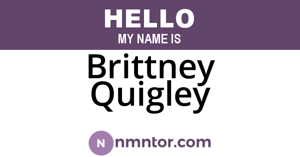 Brittney Quigley
