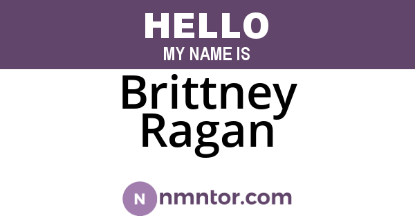 Brittney Ragan