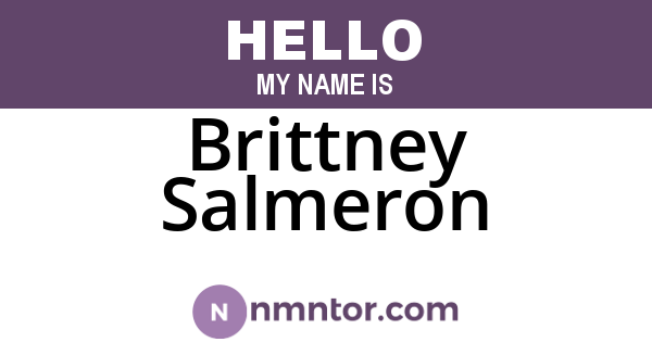 Brittney Salmeron