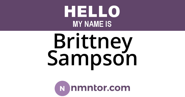 Brittney Sampson
