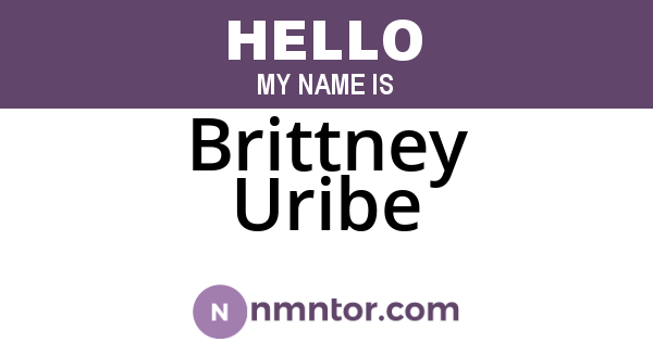 Brittney Uribe