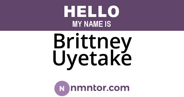Brittney Uyetake