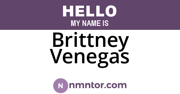 Brittney Venegas