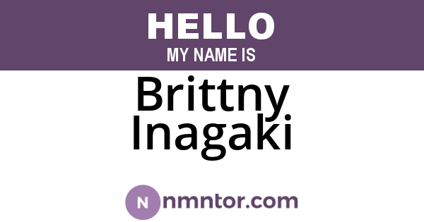 Brittny Inagaki
