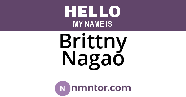 Brittny Nagao