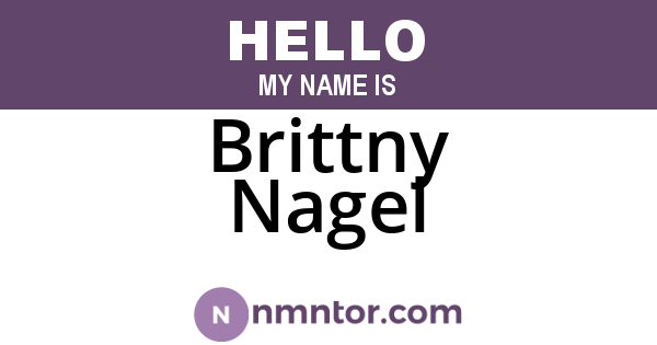 Brittny Nagel
