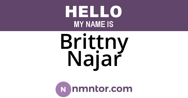 Brittny Najar