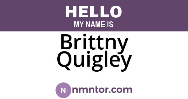Brittny Quigley