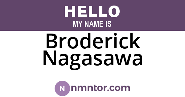 Broderick Nagasawa