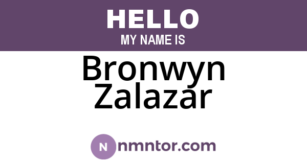 Bronwyn Zalazar
